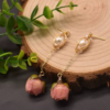 Unique Rose-Eternal Rose Earrings
