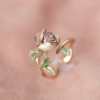 Unique Rose-Blush Rose  Ring