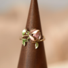 Unique Rose-Blush Rose  Ring