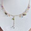 Multicolor gemstone necklace