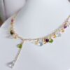 Multicolor gemstone necklace