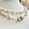“Golden Drift” Layered Pearl Necklaces – Two Styles