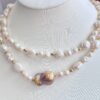 “Golden Drift” Layered Pearl Necklaces – Two Styles