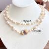 “Golden Drift” Layered Pearl Necklaces – Two Styles