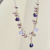 Amethyst & Pearl Vintage Teardrop Necklace
